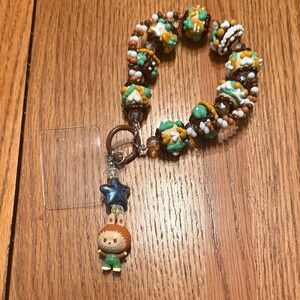 Pop Mart Pop bean labubu phone lanyard